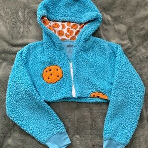 SOLD
Sesame Street Cookie Monster Cropped Hoodie